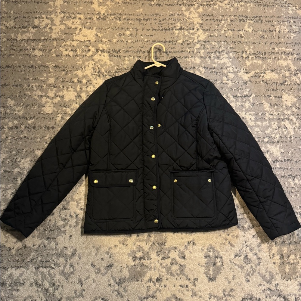 Black J. Crew Factory Jacket